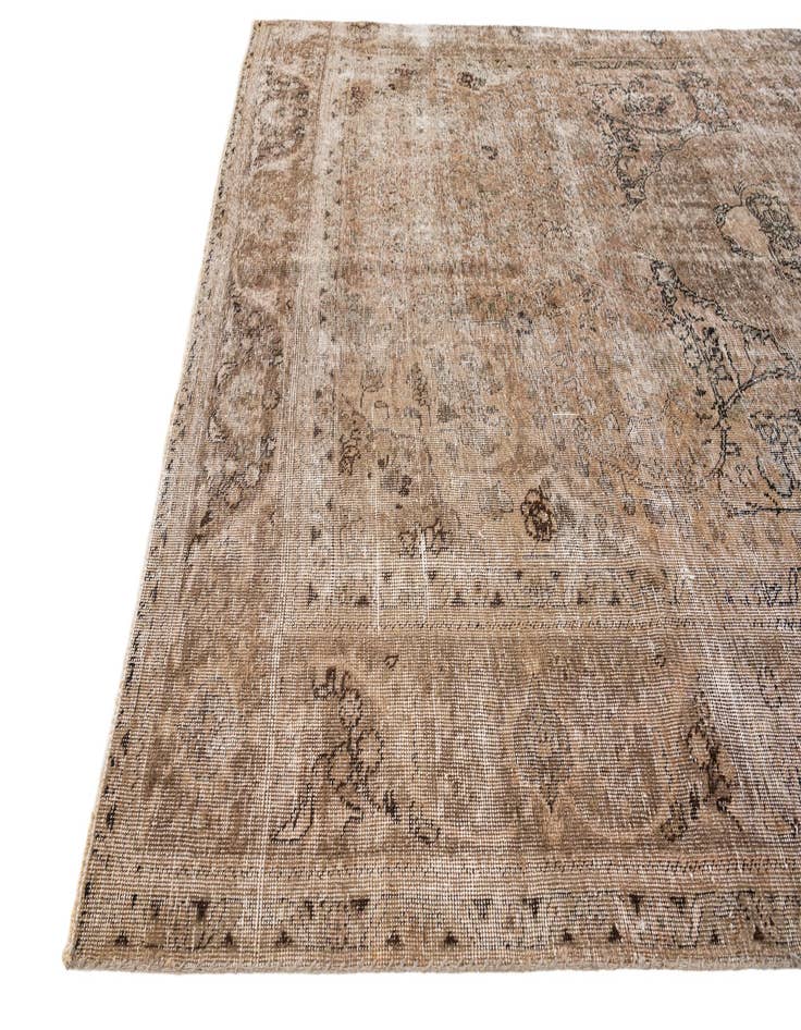 Detail image of 6' 3 x 10' 1  Hand Knotted Ultra Vintage Persian Wool Rug