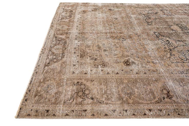 Detail image of 6' 3 x 10' 1 Hand Knotted Ultra Vintage Persian Wool Rug