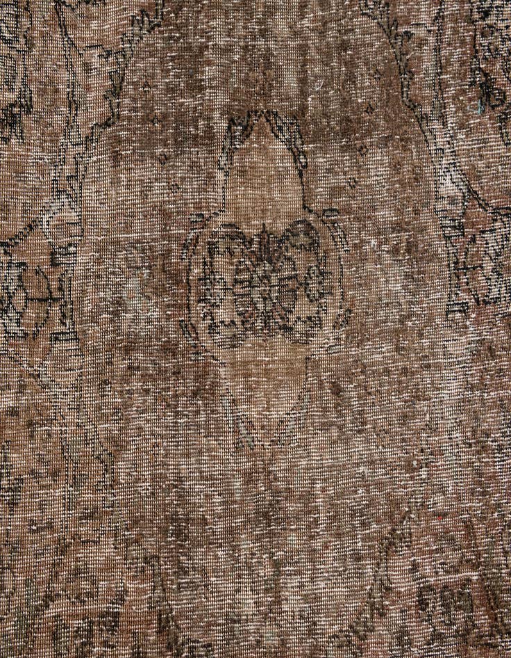 Detail image of 6' 3 x 10' 1  Hand Knotted Ultra Vintage Persian Wool Rug