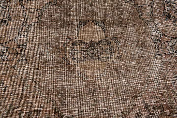 6' 3 x 10' 1 Hand Knotted Ultra Vintage Persian Wool Rug