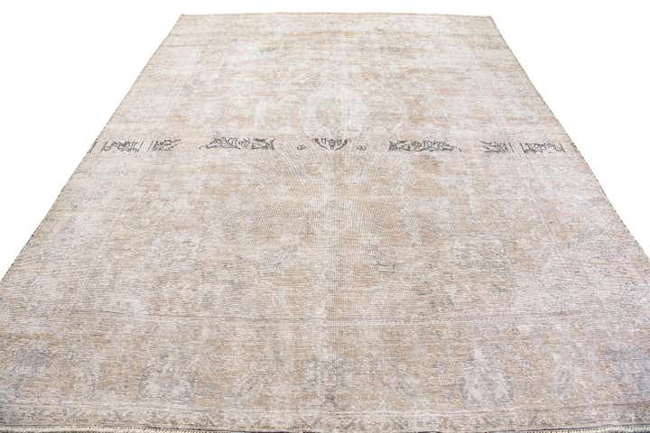 8' 3 x 10' 10 Hand Knotted Ultra Vintage Persian Wool Rug