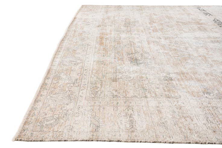 Detail image of 8' 3 x 10' 10 Hand Knotted Ultra Vintage Persian Wool Rug