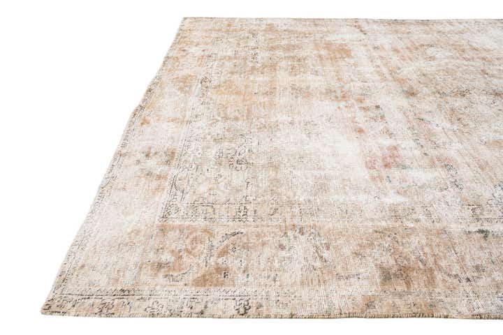6' 6 x 9' 6 Hand Knotted Ultra Vintage Persian Wool Rug