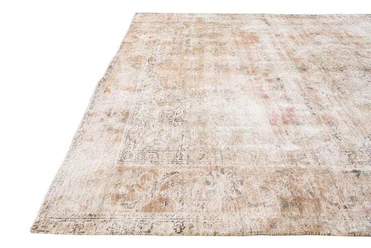 Detail image of 6' 6 x 9' 6 Hand Knotted Ultra Vintage Persian Wool Rug
