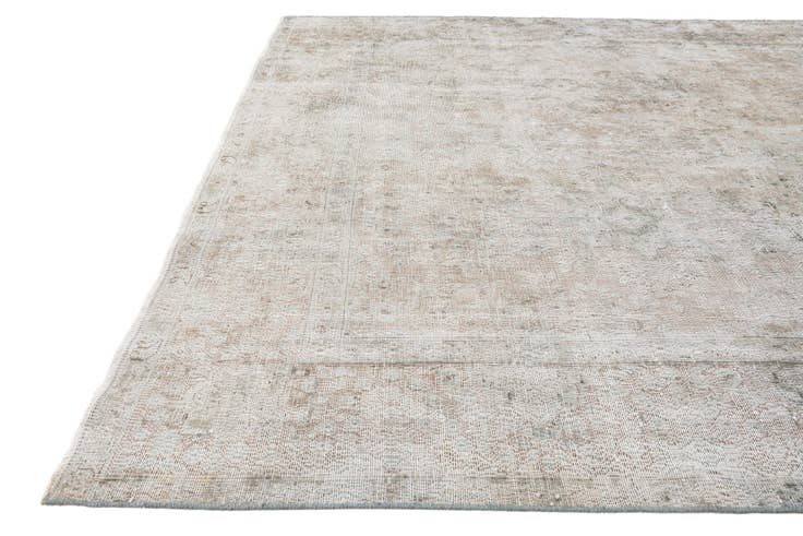 Detail image of 7' 7 x 11' Hand Knotted Ultra Vintage Persian Wool Rug