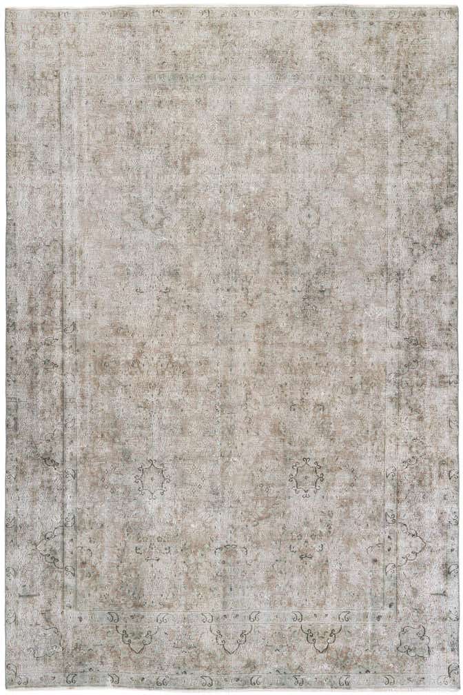 7' 7 x 11' Hand Knotted Ultra Vintage Persian Wool Rug