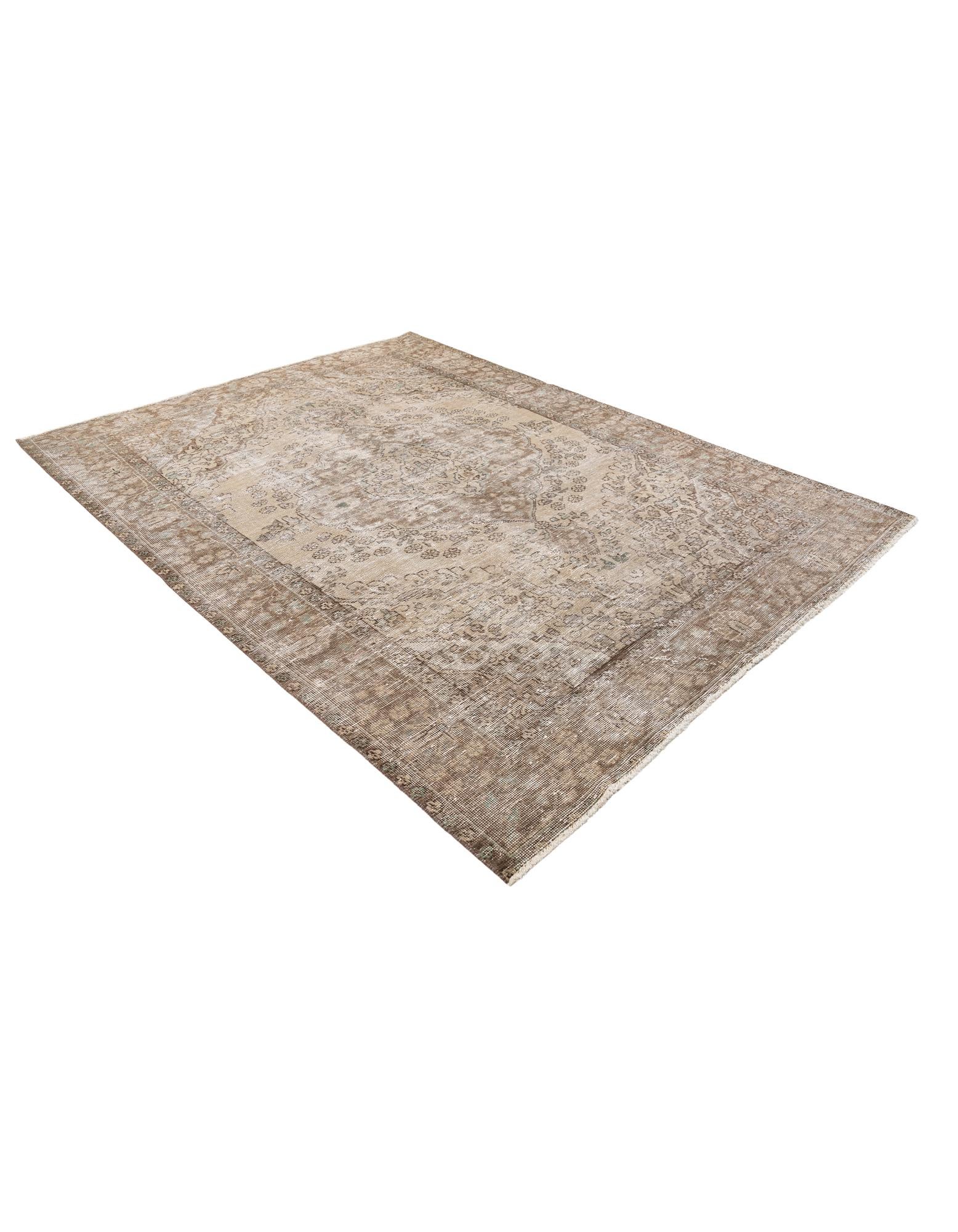 6' 7 x 8' 10 Hand Knotted Ultra Vintage Persian Wool Rug