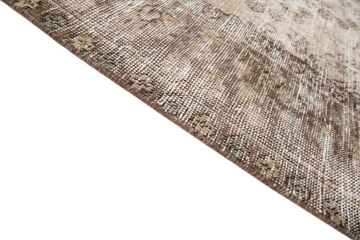 6' 7 x 8' 10 Hand Knotted Ultra Vintage Persian Wool Rug