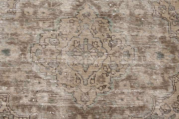 6' 7 x 8' 10 Hand Knotted Ultra Vintage Persian Wool Rug