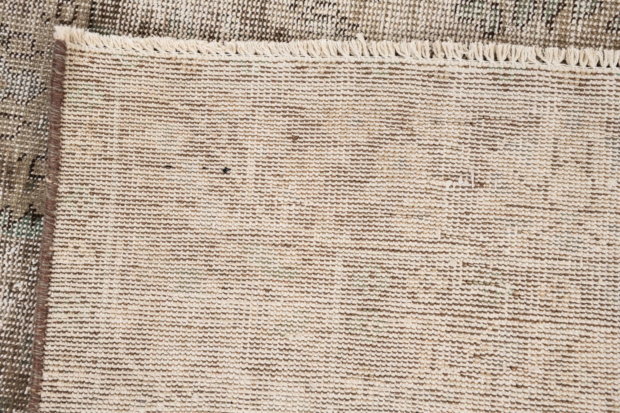 6' 7 x 8' 10 Hand Knotted Ultra Vintage Persian Wool Rug