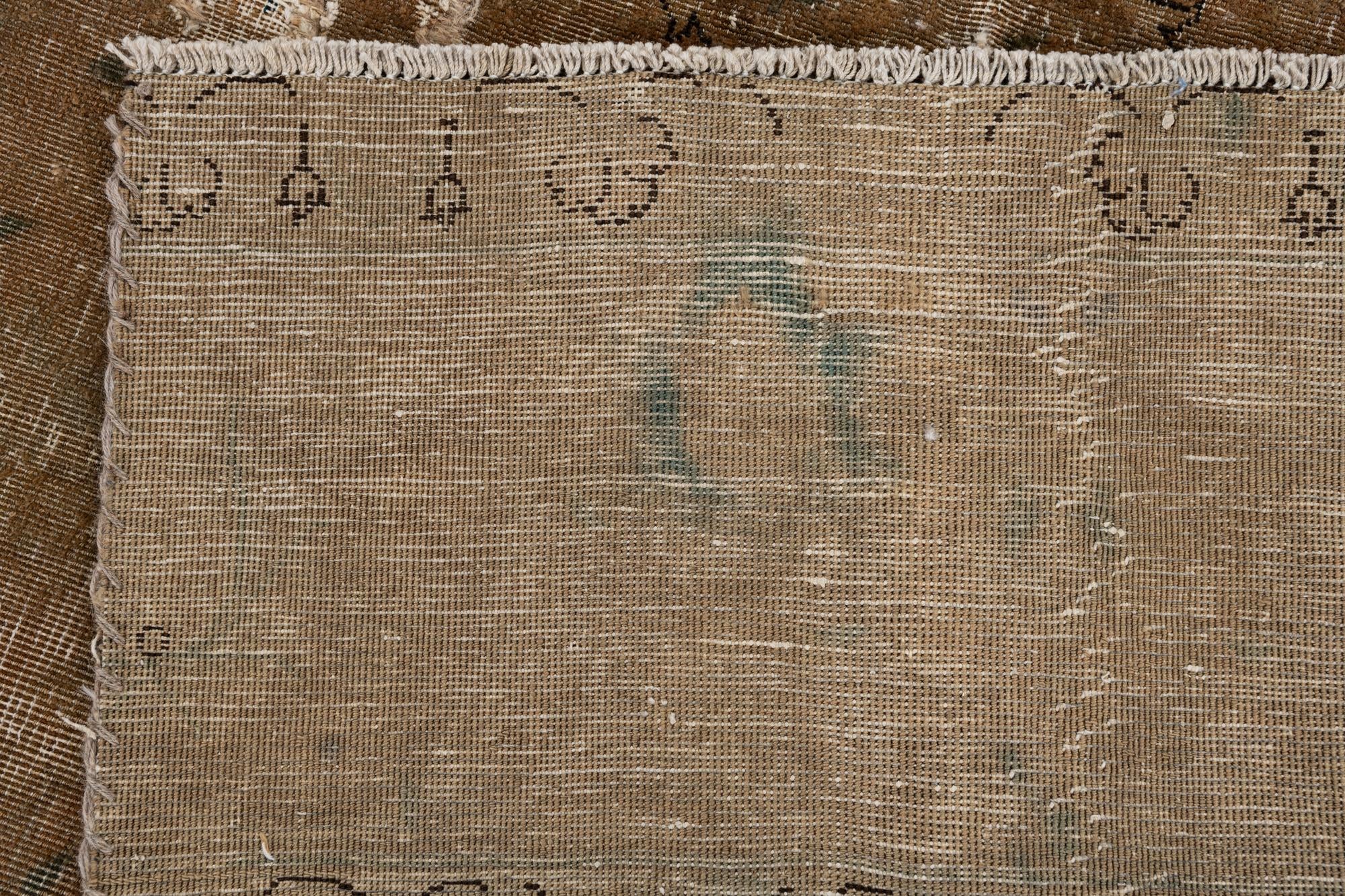 6' 9 x 12' 4 Hand Knotted Ultra Vintage Persian Wool Rug