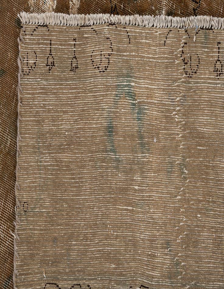 Detail image of 6' 9 x 12' 4  Hand Knotted Ultra Vintage Persian Wool Rug