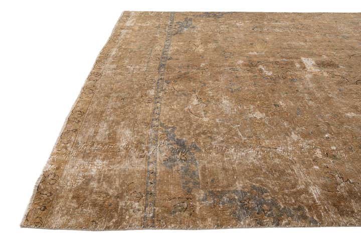 6' 9 x 12' 4 Hand Knotted Ultra Vintage Persian Wool Rug