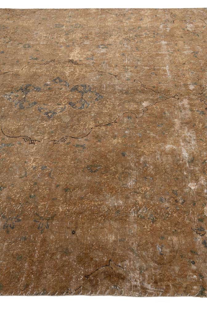 6' 9 x 12' 4 Hand Knotted Ultra Vintage Persian Wool Rug