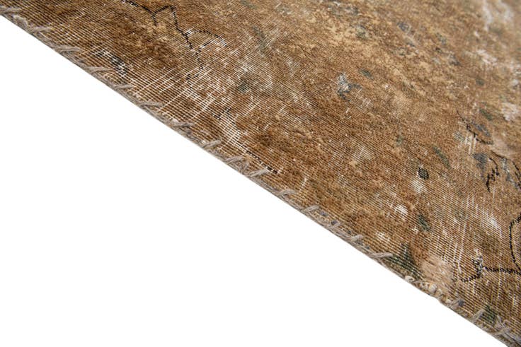 Detail image of 6' 9 x 12' 4 Hand Knotted Ultra Vintage Persian Wool Rug