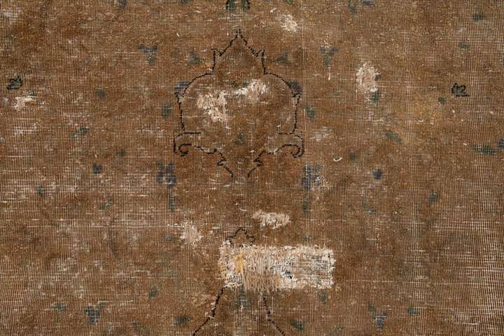 6' 9 x 12' 4 Hand Knotted Ultra Vintage Persian Wool Rug