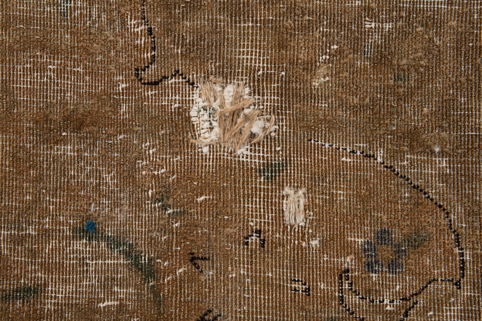 6' 9 x 12' 4 Hand Knotted Ultra Vintage Persian Wool Rug