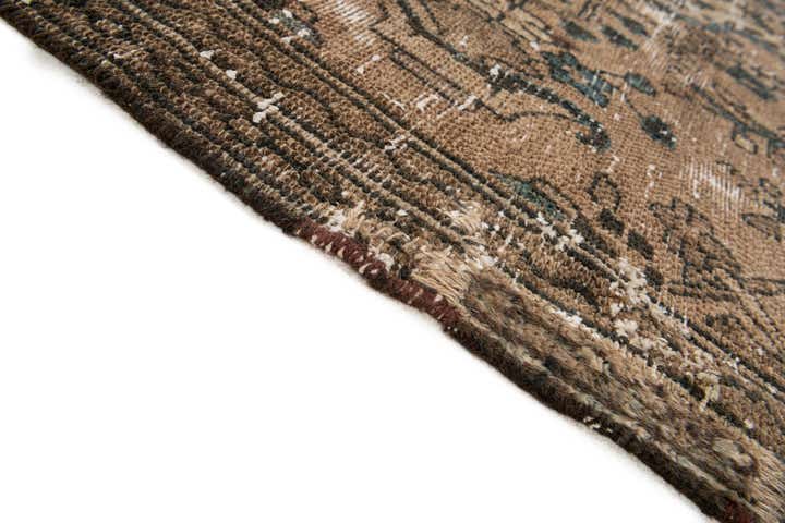 5' 7 x 8' 10 Hand Knotted Ultra Vintage Persian Wool Rug