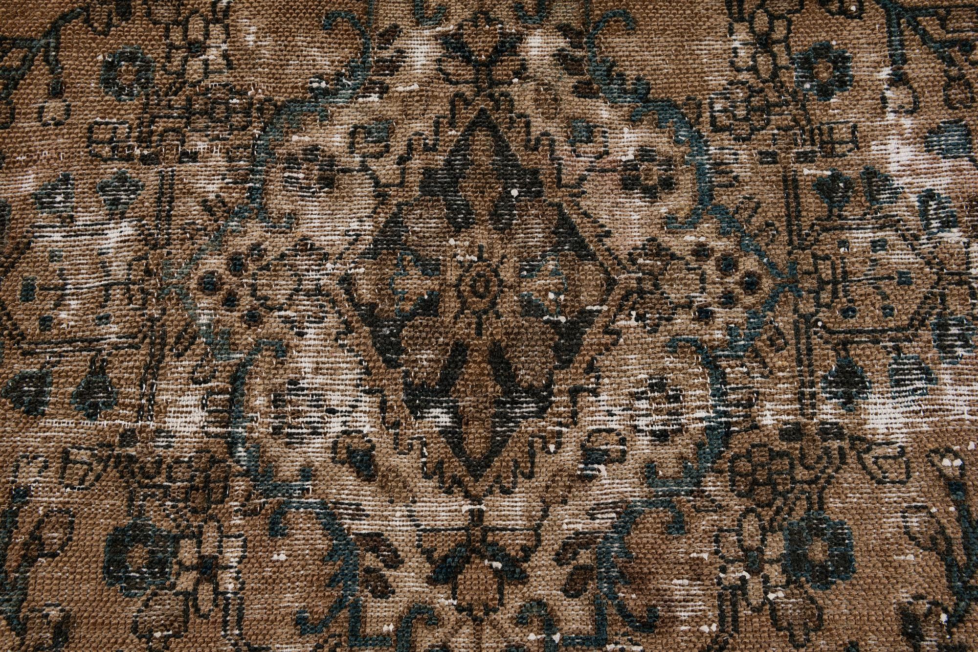 5' 7 x 8' 10 Hand Knotted Ultra Vintage Persian Wool Rug