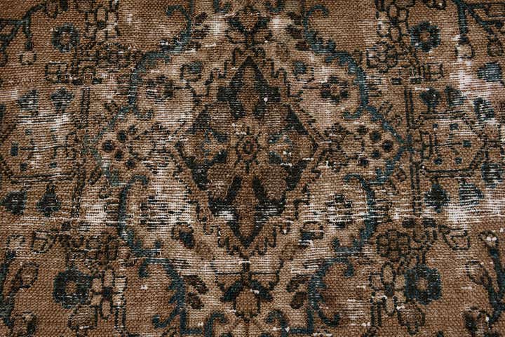 5' 7 x 8' 10 Hand Knotted Ultra Vintage Persian Wool Rug