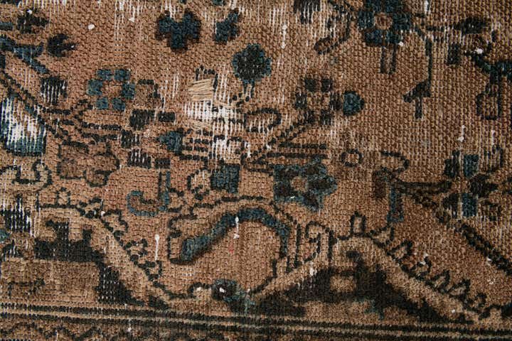 5' 7 x 8' 10 Hand Knotted Ultra Vintage Persian Wool Rug