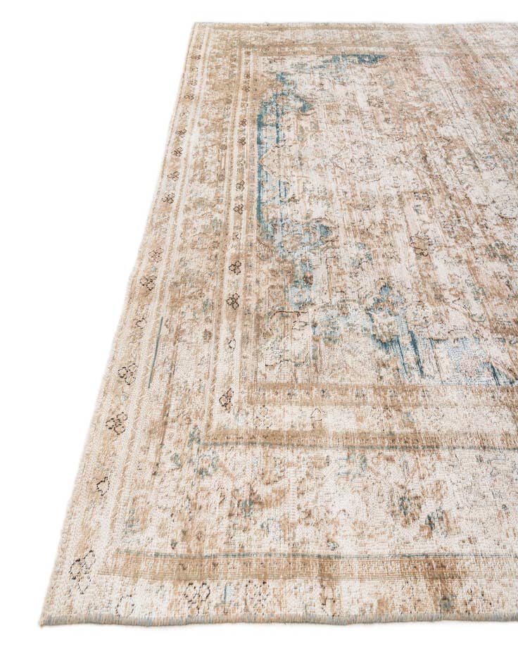 Detail image of 8' 10 x 12' 2  Hand Knotted Ultra Vintage Persian Wool Rug