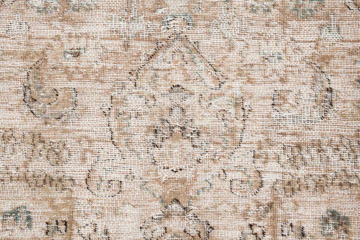 8' 10 x 12' 2 Hand Knotted Ultra Vintage Persian Wool Rug