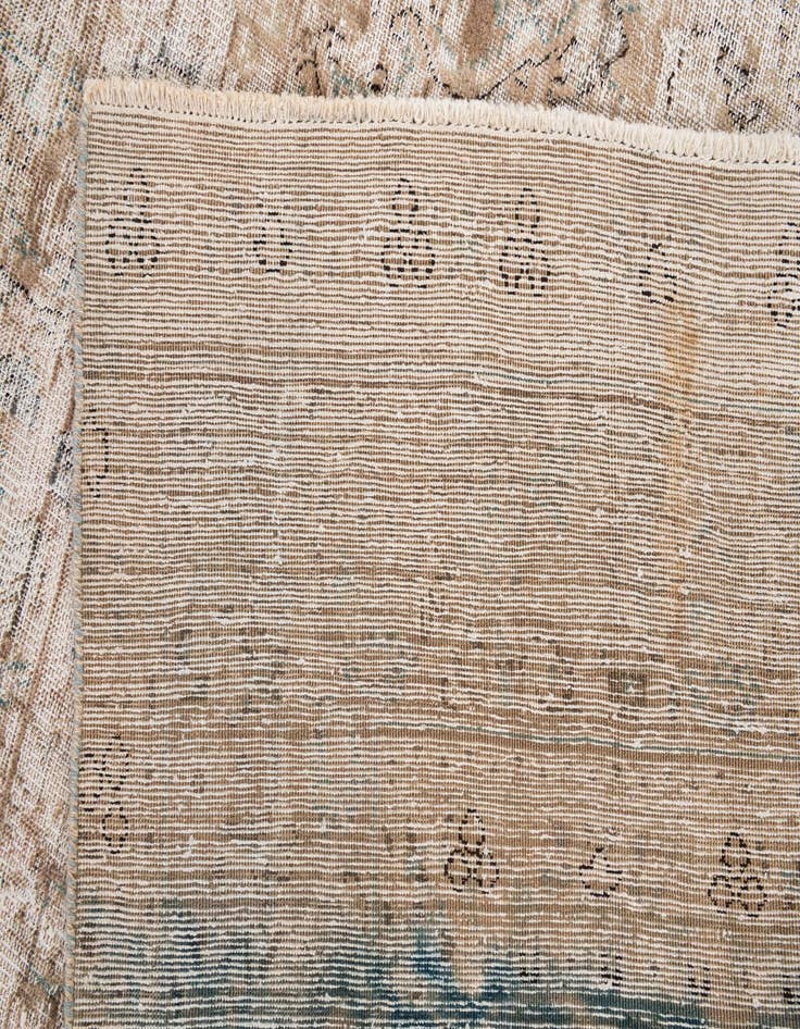 Detail image of 8' 10 x 12' 2  Hand Knotted Ultra Vintage Persian Wool Rug