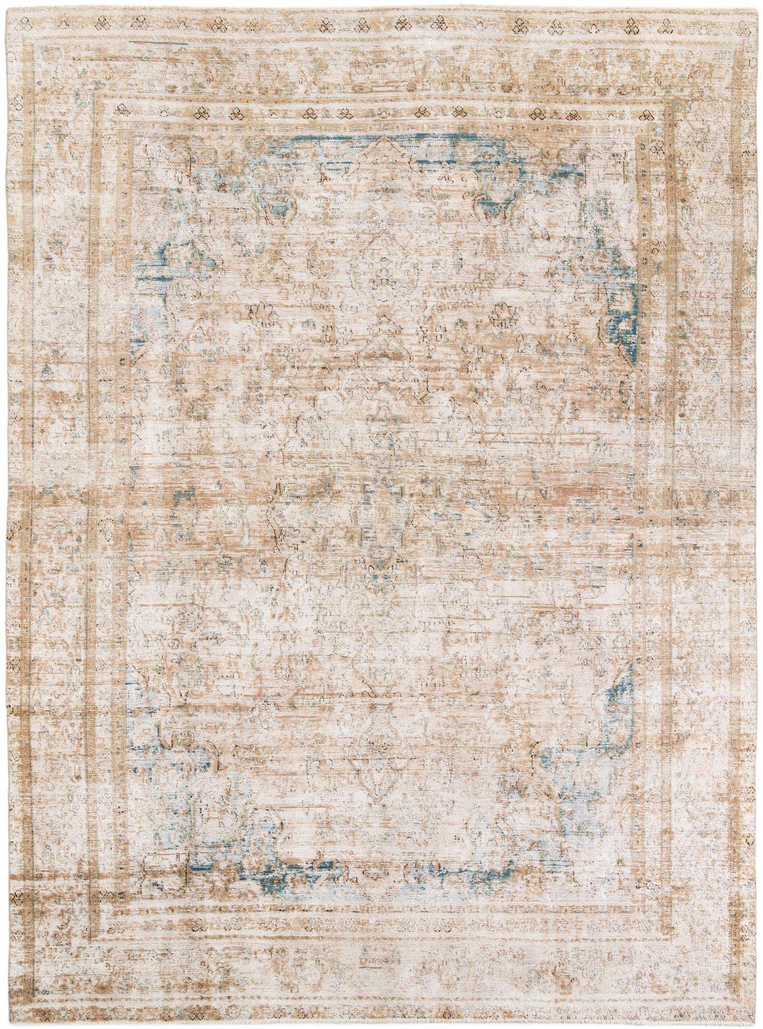 8' 10 x 12' 2 Hand Knotted Ultra Vintage Persian Wool Rug