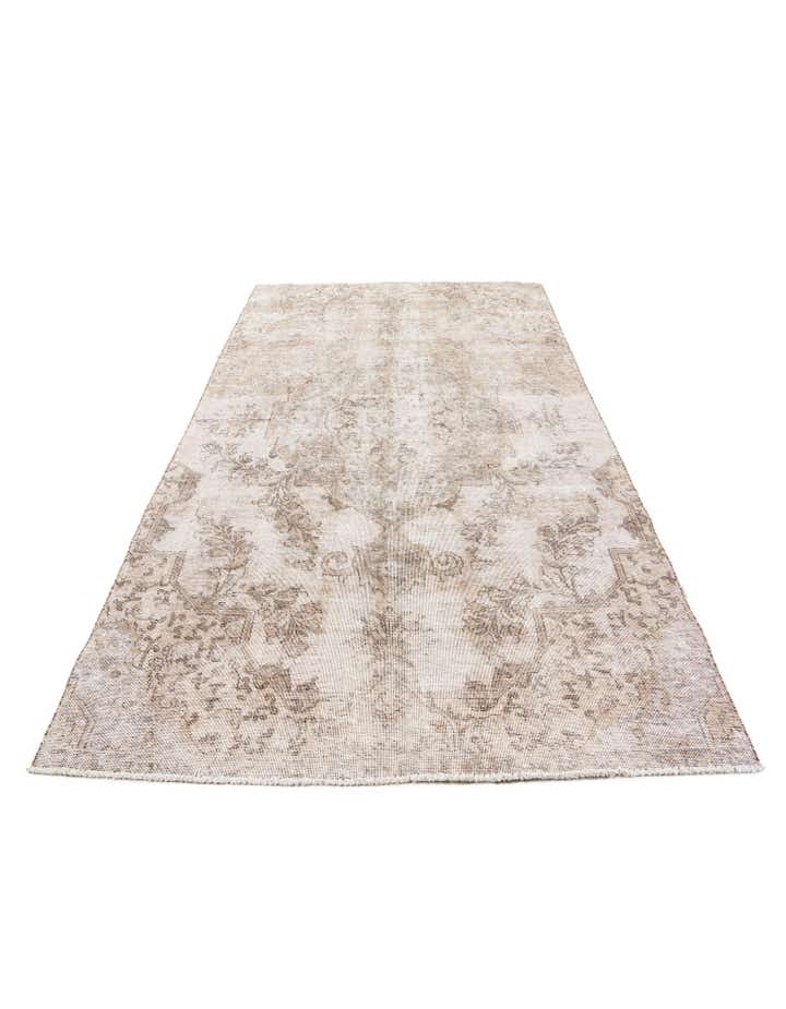 5' 1 x 8' 8 Hand Knotted Ultra Vintage Persian Wool Rug