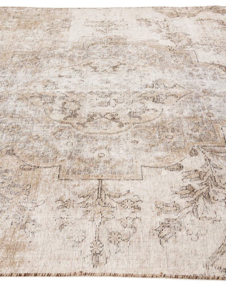 Detail image of 5' 1 x 8' 8  Hand Knotted Ultra Vintage Persian Wool Rug