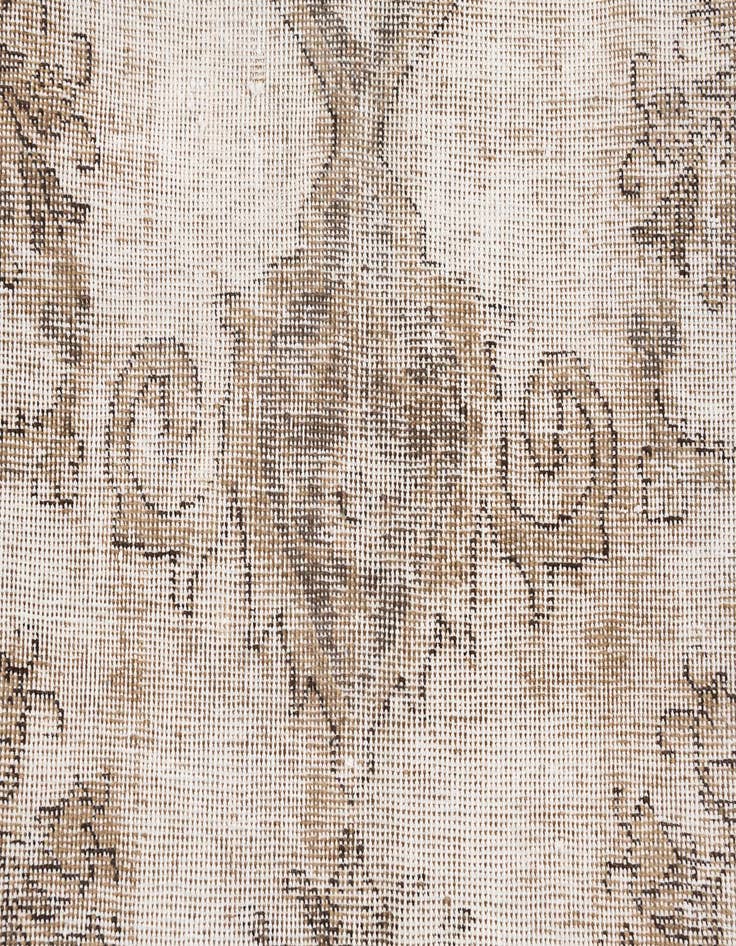 Detail image of 5' 1 x 8' 8  Hand Knotted Ultra Vintage Persian Wool Rug