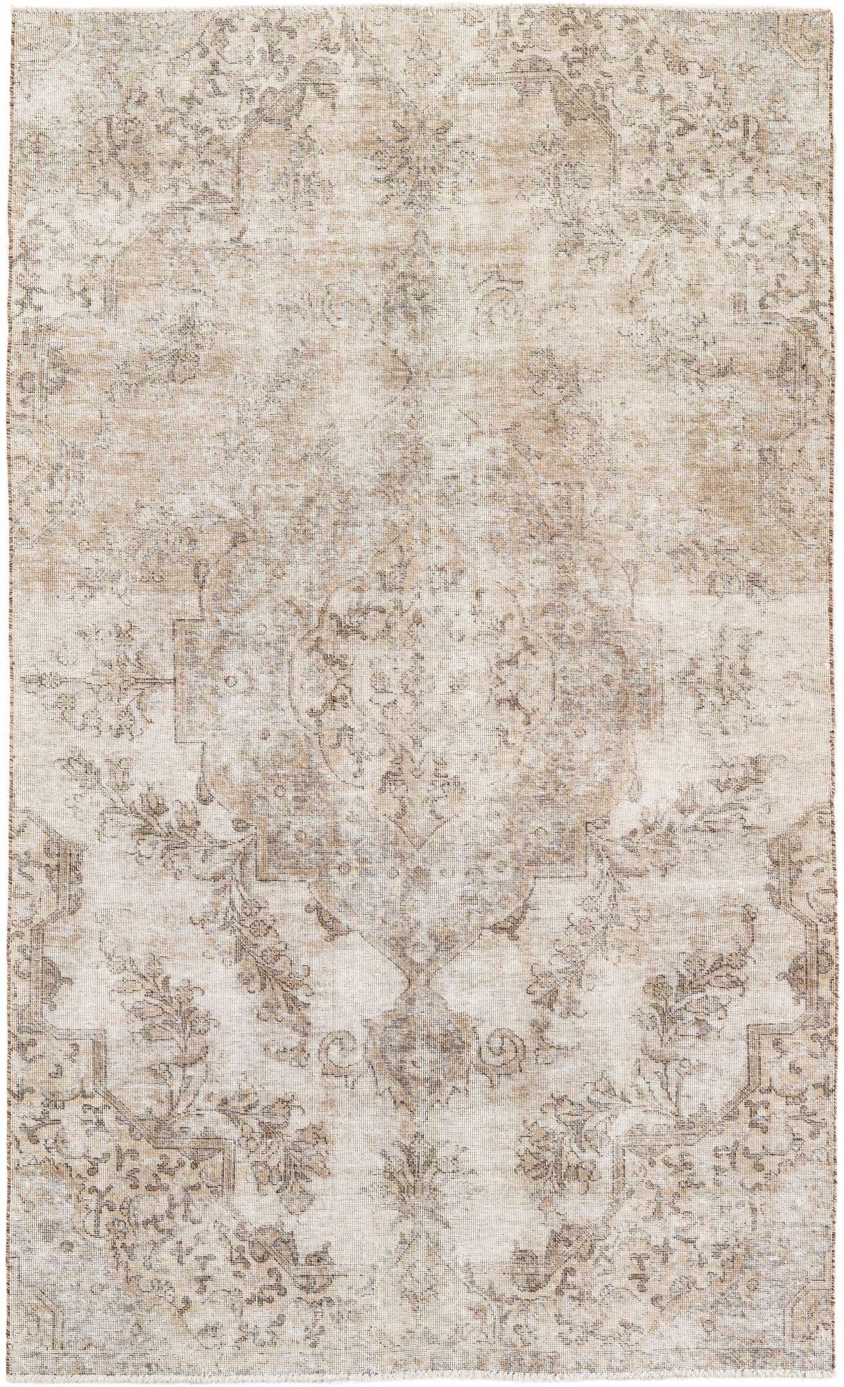 5' 1 x 8' 8 Hand Knotted Ultra Vintage Persian Wool Rug