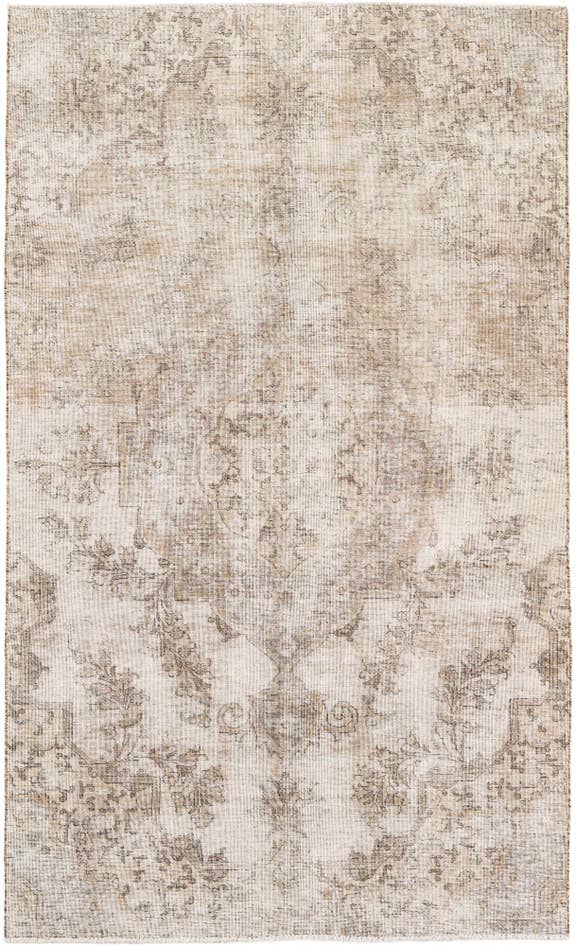 Detail image of 5' 1 x 8' 8 Hand Knotted Ultra Vintage Persian Wool Rug