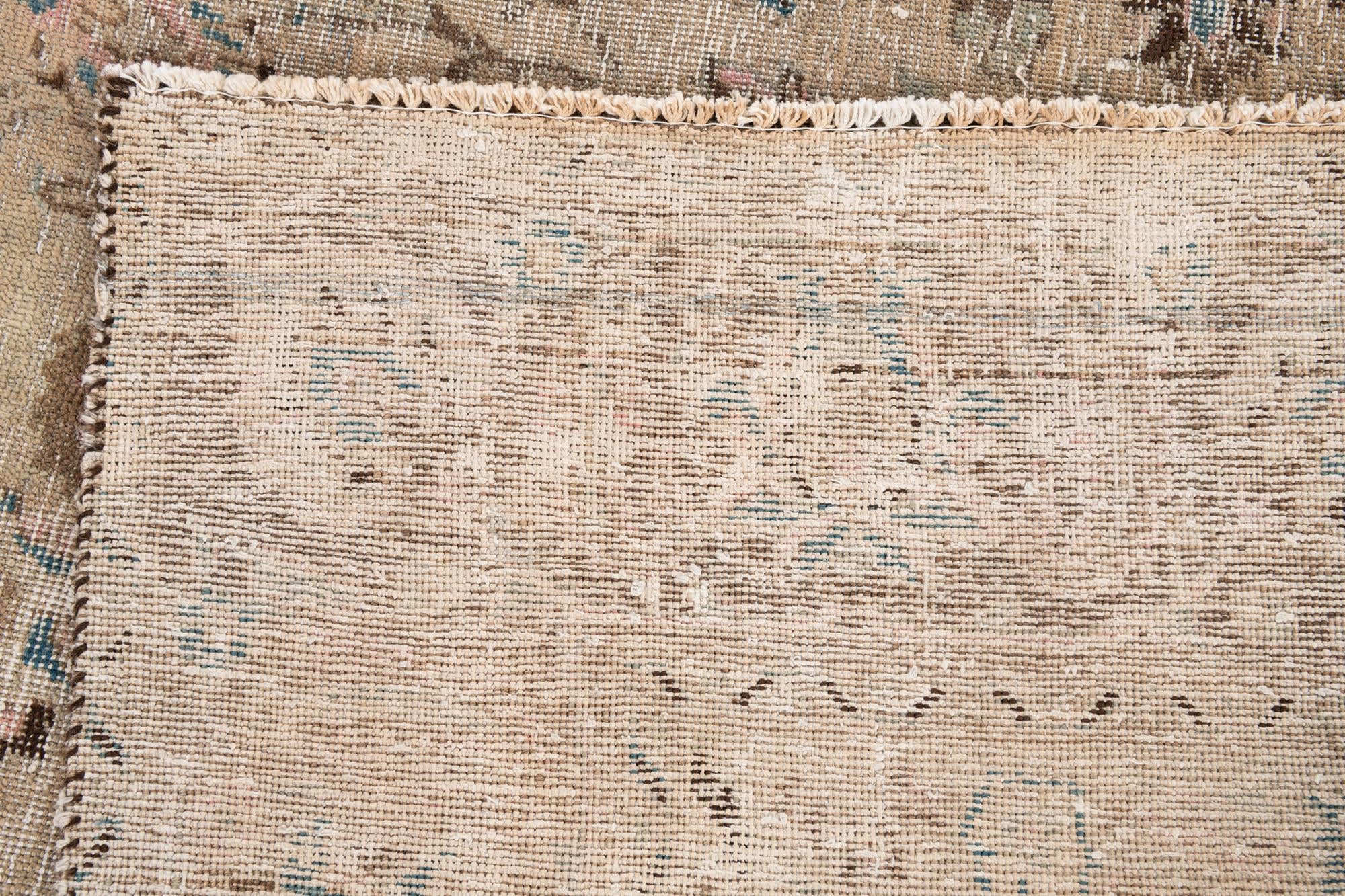 9' 1 x 12' 3 Hand Knotted Ultra Vintage Persian Wool Rug