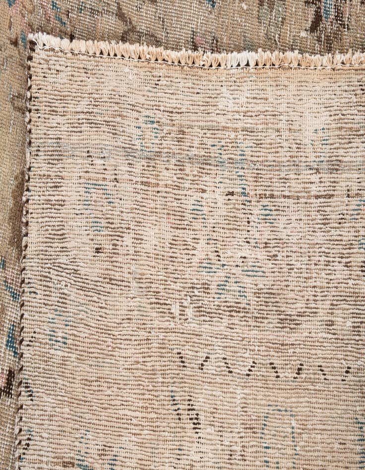 Detail image of 9' 1 x 12' 3  Hand Knotted Ultra Vintage Persian Wool Rug