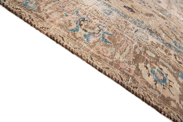 9' 1 x 12' 3 Hand Knotted Ultra Vintage Persian Wool Rug