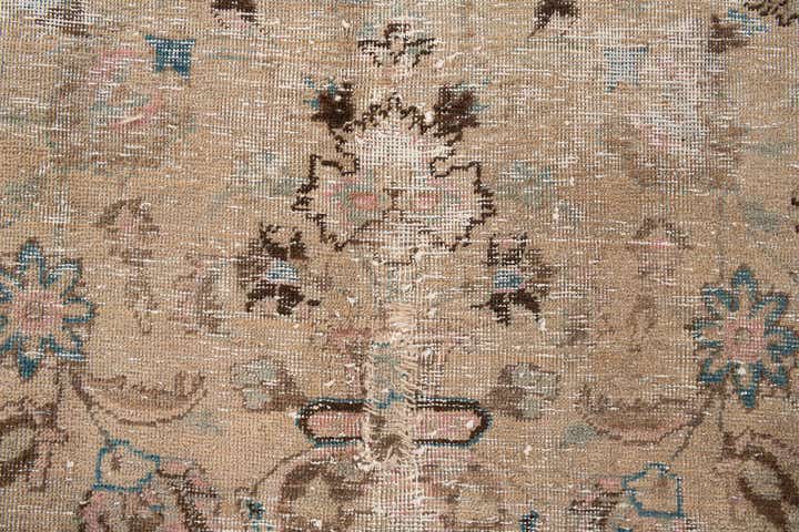 9' 1 x 12' 3 Hand Knotted Ultra Vintage Persian Wool Rug