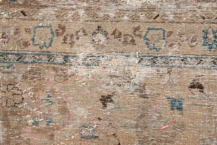 9' 1 x 12' 3 Hand Knotted Ultra Vintage Persian Wool Rug