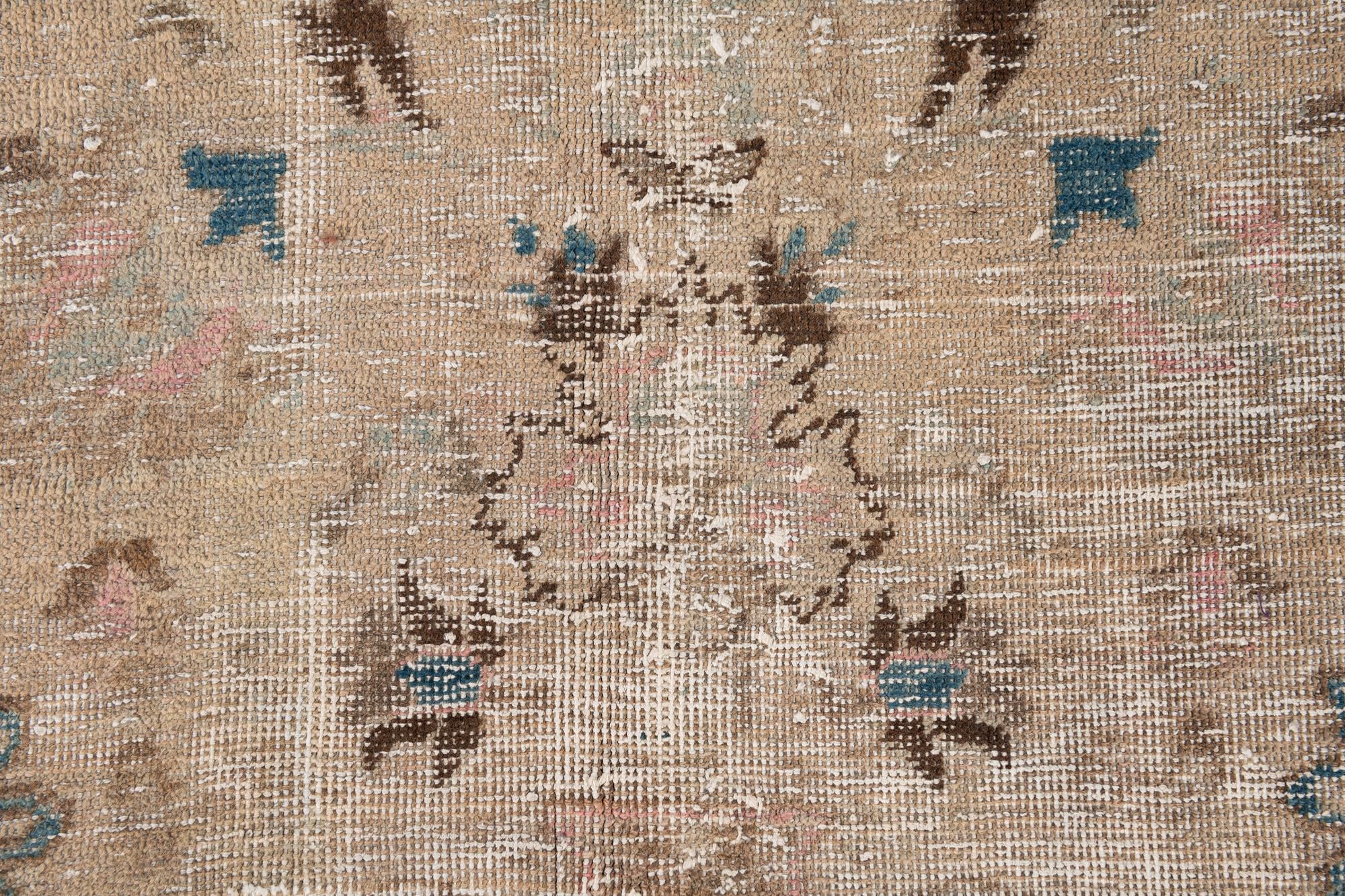 9' 1 x 12' 3 Hand Knotted Ultra Vintage Persian Wool Rug