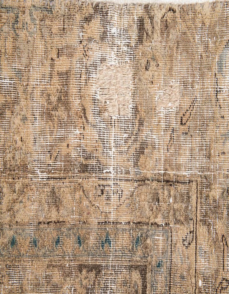 Detail image of 7' 2 x 10'  Hand Knotted Ultra Vintage Persian Wool Rug