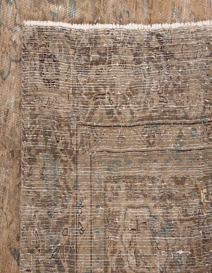 Detail image of 7' 2 x 10'  Hand Knotted Ultra Vintage Persian Wool Rug