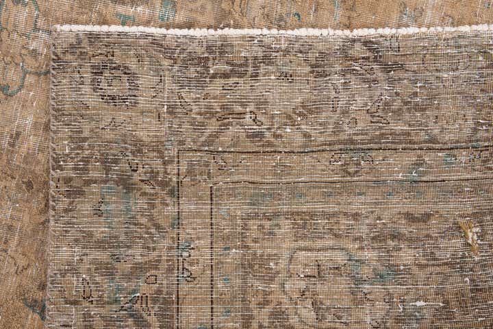 7' 2 x 10' Hand Knotted Ultra Vintage Persian Wool Rug