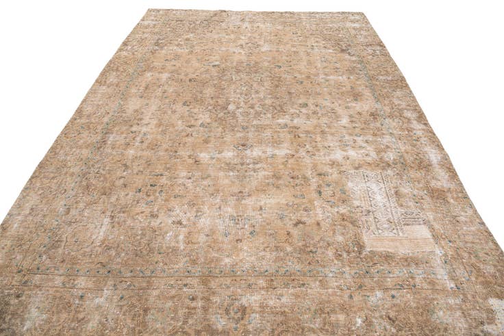 Detail image of 7' 2 x 10' Hand Knotted Ultra Vintage Persian Wool Rug