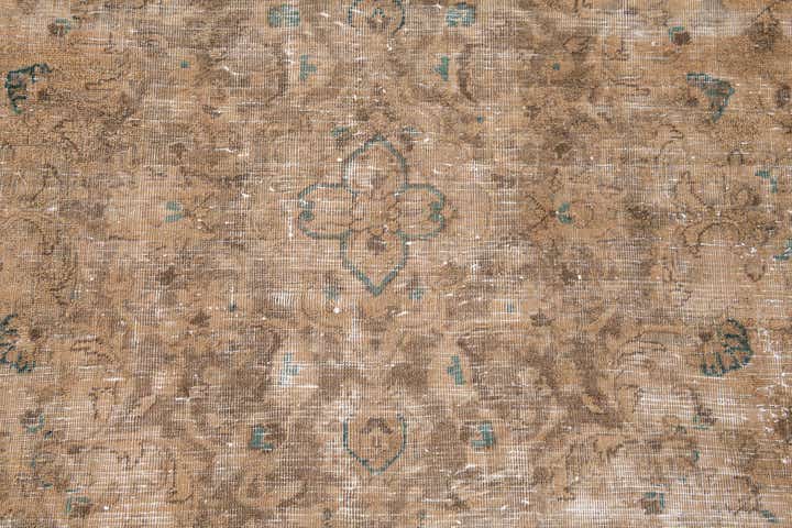7' 2 x 10' Hand Knotted Ultra Vintage Persian Wool Rug