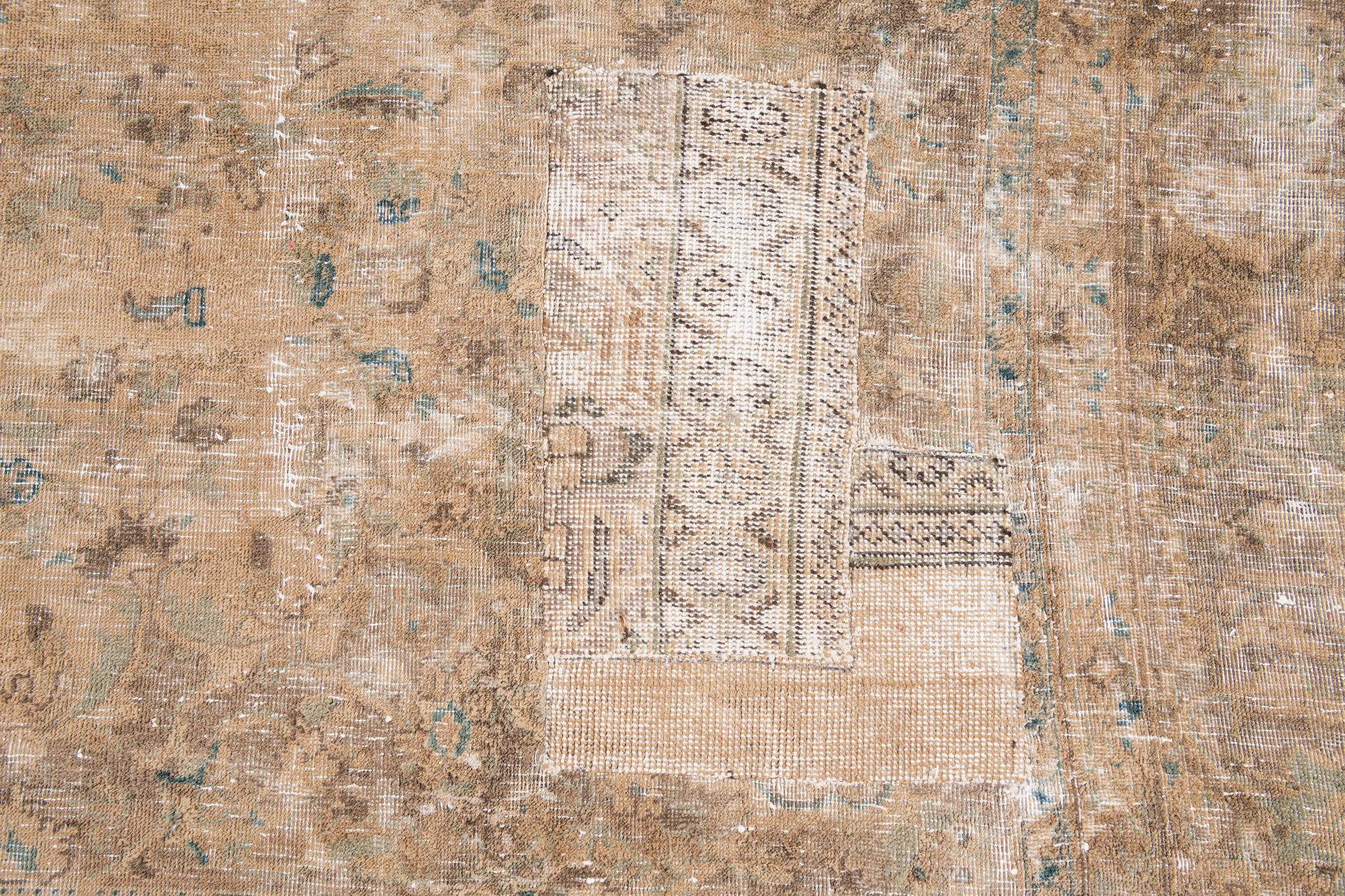 7' 2 x 10' Hand Knotted Ultra Vintage Persian Wool Rug