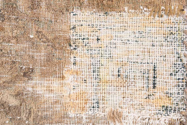 7' 2 x 10' Hand Knotted Ultra Vintage Persian Wool Rug