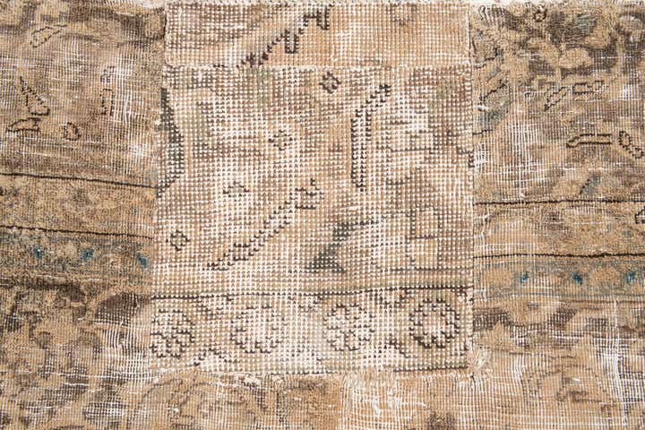 7' 2 x 10' Hand Knotted Ultra Vintage Persian Wool Rug