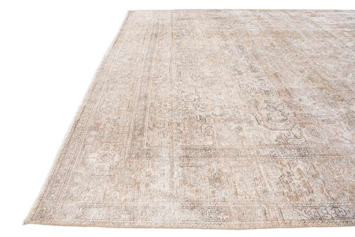 9' 6 x 12' 6 Hand Knotted Ultra Vintage Persian Wool Rug