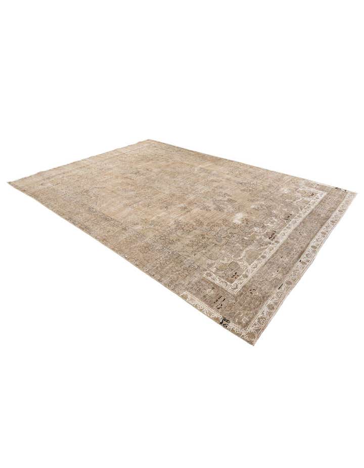 9' 3 x 13' Hand Knotted Ultra Vintage Persian Wool Rug